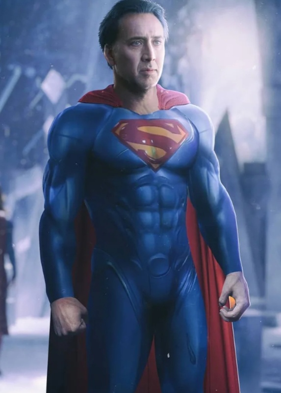 Николас Кейдж в роли Супермена, мечта режиссёра "Флэша" и кадр "Синего Жука"