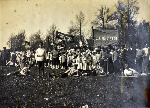 1923г. Тойсинское лесничество. Чебоксарский уезд. День леса. 2