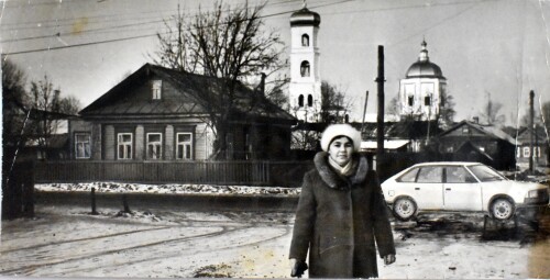 Мариинский Посад. улица Горького. повар столовой № 2 Марпосадского общепита Дмитриева Ирина