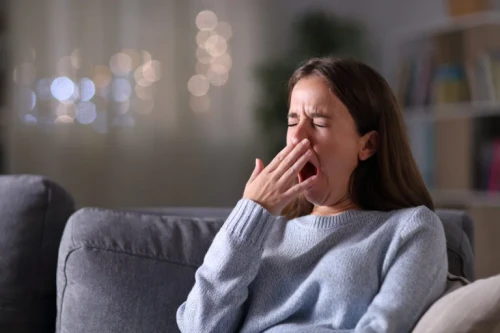 bigstock Tired Woman Yawning Covering M 330420427 768x512