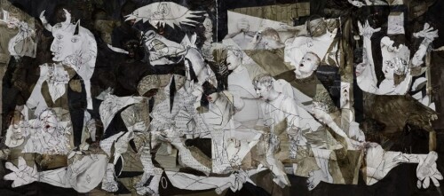 Liu Bolin China Guernica 2016. e1600288724989