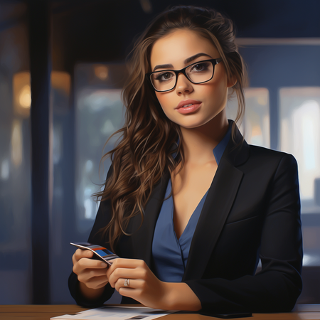 Kassinaillia_draw_a_business_lady_a_credit_card_a_laptop._the_p_682ed6f8-4d0e-4fcd-aabd-bf914dcb7238.png