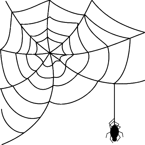 spider web clip art 1387451