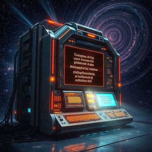 A-visionary-depiction-of-Deep-Thought-the-iconic-computer-from-science-fiction.-Envision-it-as-a-massive-futuristic-machine-with-glowing-circuits-and-a-shimmering-interface-set-against-a-starry-cosmic.jpg