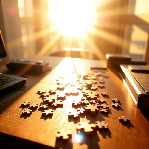 Sunlit-Path-to-Understanding_-Warm-sunlight-bathes-a-wooden-desk-illuminating-scattered-puzzle-pieces-with-radiant-golden-hour-hues.jpg