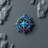 Abstract-illustration-of-a-Term-Navigator-logo-featuring-a-stylized-compass-with-vibrant-swirling-patterns-set-against-a-high-resolution-textured-background-with-a-mix-of-soft-and-hard-elements-in-a-3