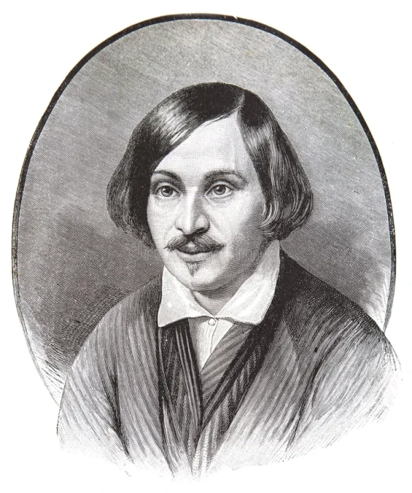 nikolai-gogol-bekannter-russischer-schriftsteller-und-romanschriftsteller-alte-graviertes-portrat-portrait-von-antikem-russlands-208279321.webp