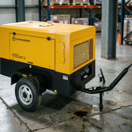 Дизельный компрессор на складе