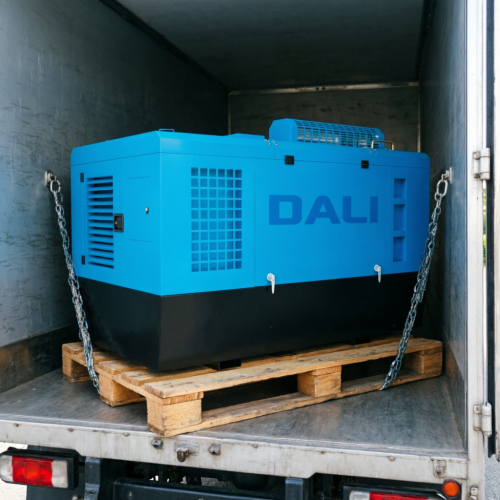 Транспортировка дизельного компрессора