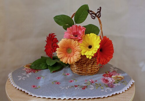 букет гербер