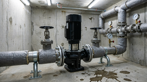 Мощный фланцевый насос