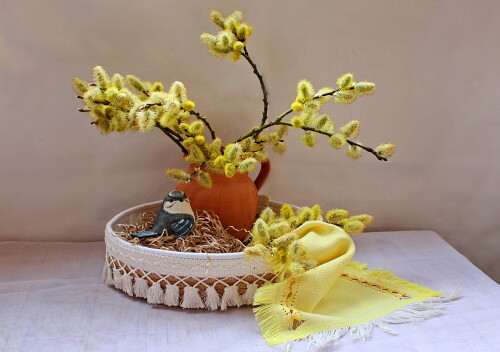 натюрморт с вербой