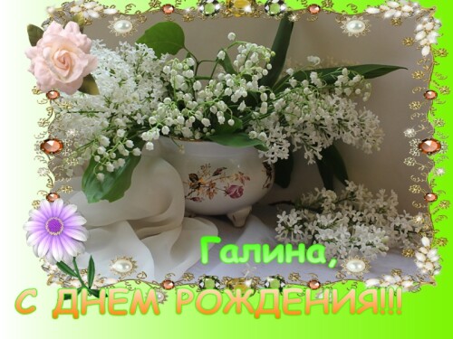 Галина,с Днем Рождения !!!