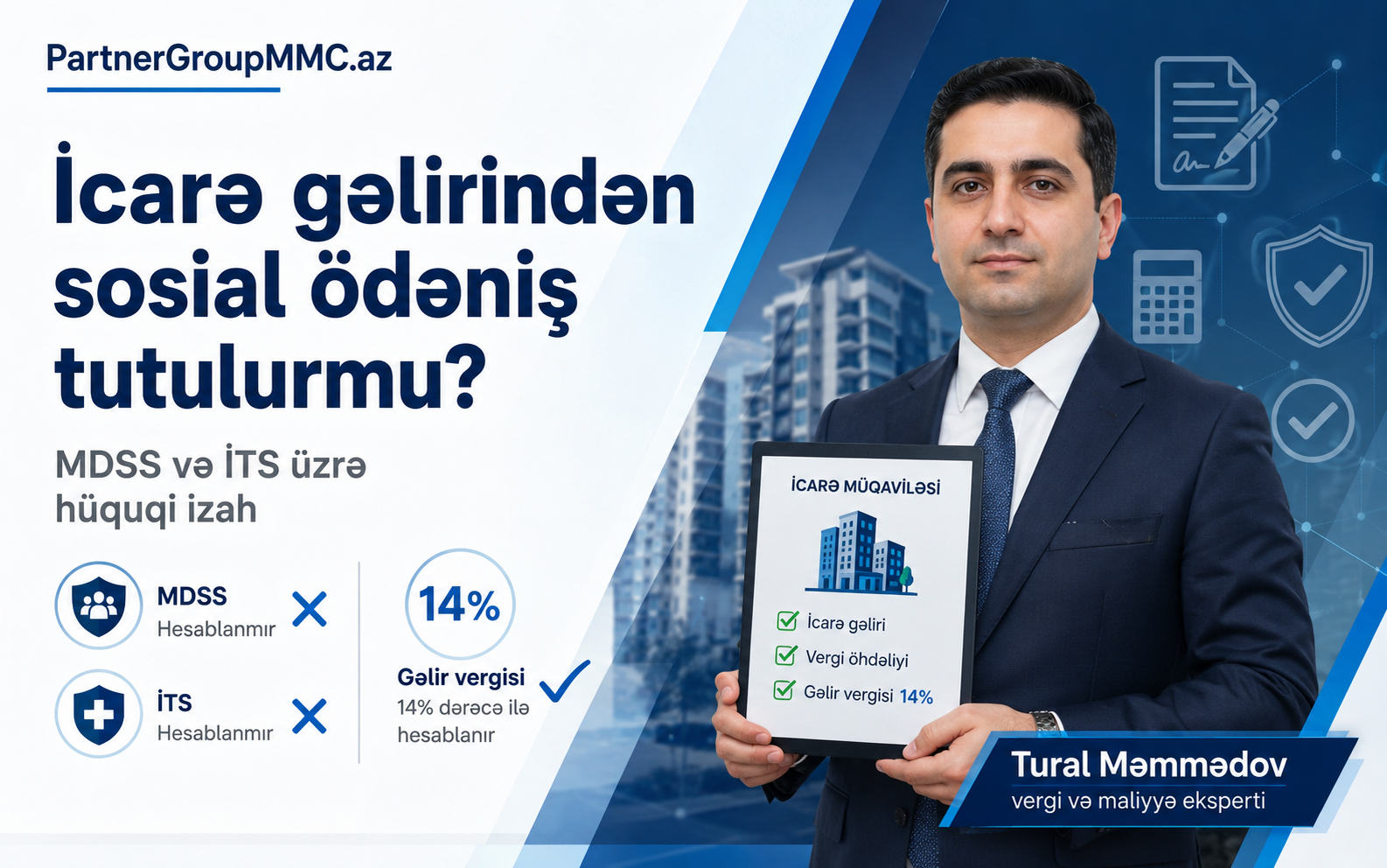 İcarə gəlirindən sosial və tibbi sığorta tutulurmu?