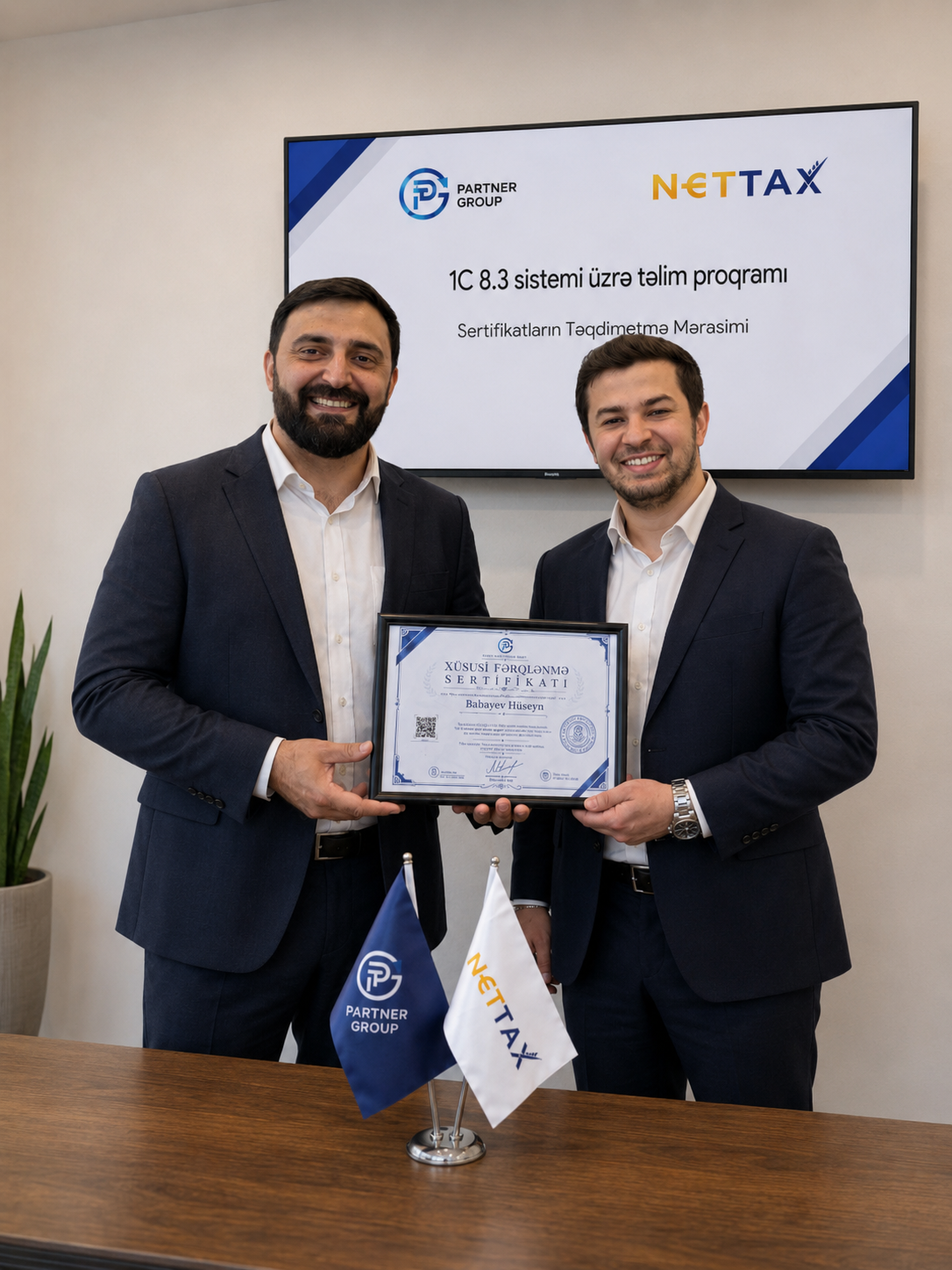 NETTAX komandası üçün keçirilən 1C 8.3 təlimi