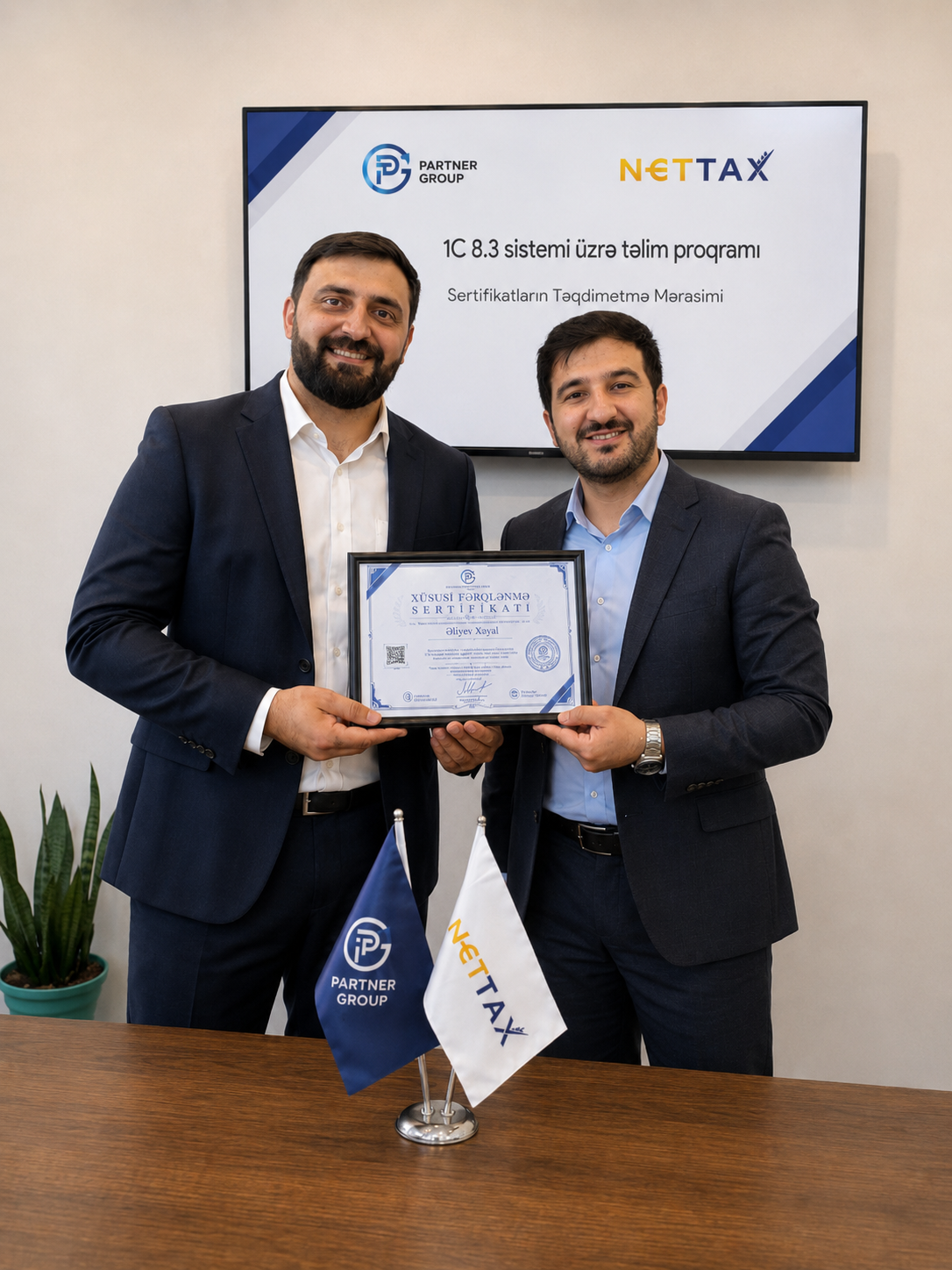 Partner Group MMC və NETTAX 1C 8.3 təlim proqramı